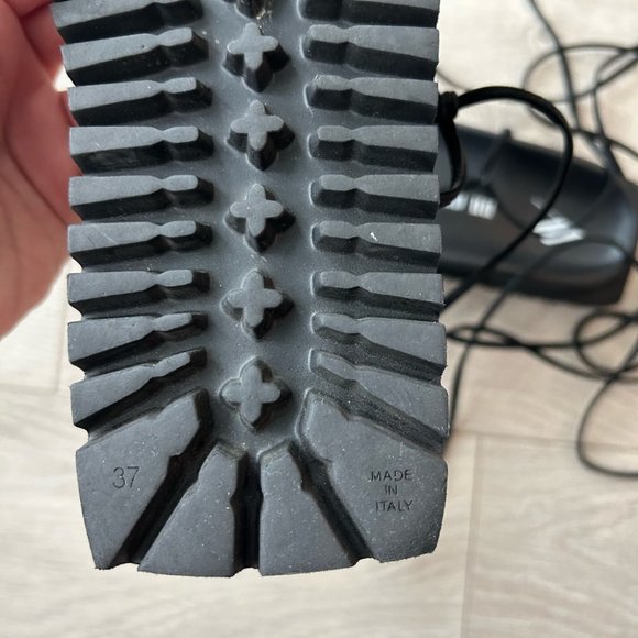 The Attico Black Strappy Platform Sandals Size 37 - Picture 11 of 11